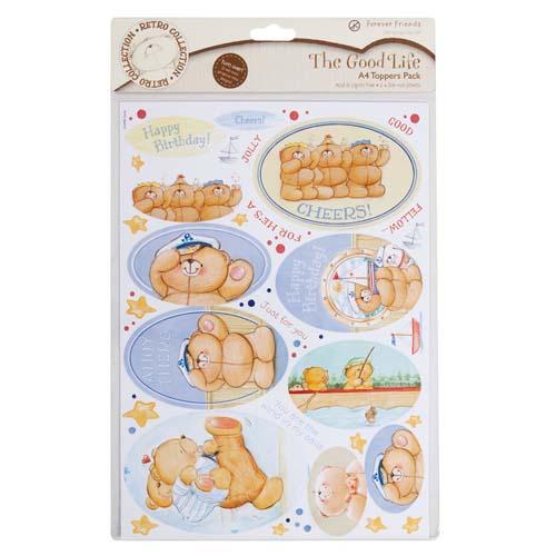 A4 Go For Gold Forever Friends Toppers Pack